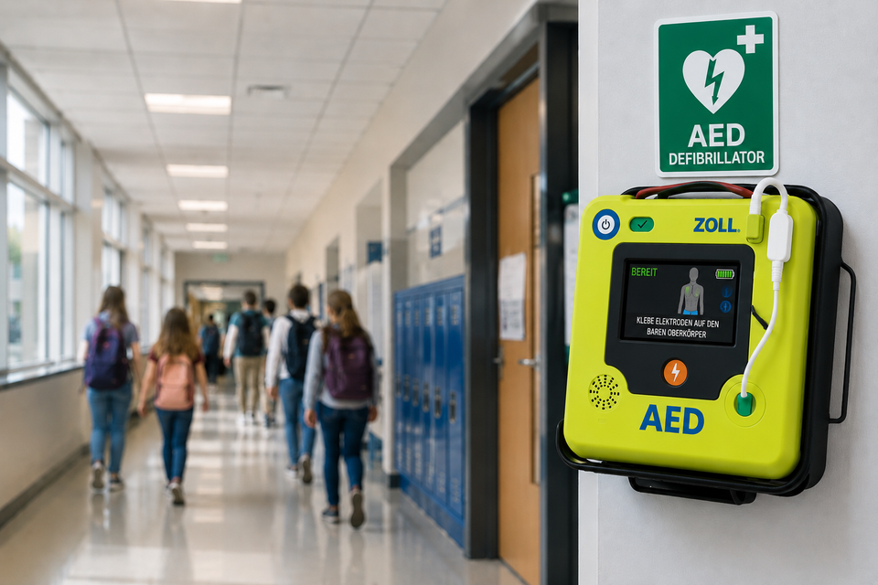 Welcher AED ist für den Einsatz in der Schule geeignet?