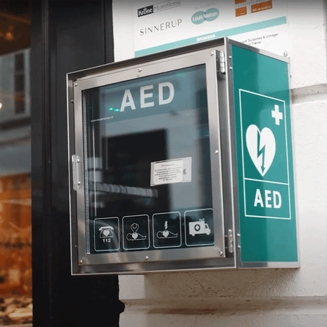 HeartGuard Protect Outdoor beheizt bis -20°C Edelstahl AED-Outdoorschrank