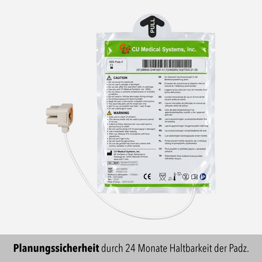 Defibrillationselektroden Erwachsene für MEPAD
