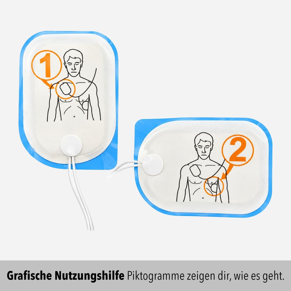 Defibrillationselektroden Erwachsene für MEPAD
