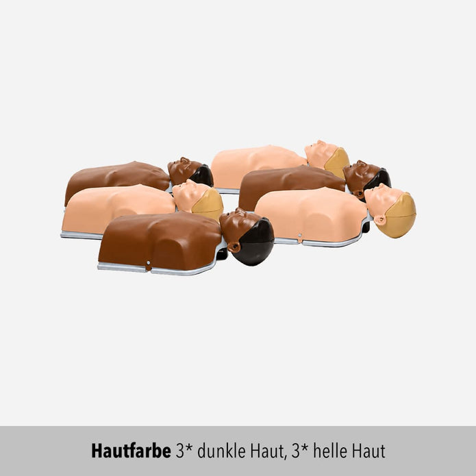 Laerdal Little Anne QCPR Reanimationspuppe, 6er Pack, stapelbar