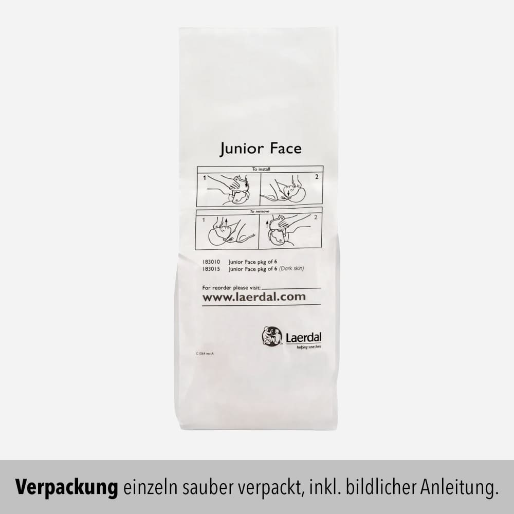 Laerdal Little Junior QCPR Ersatz-Gesichtsmasken, 6er Pack