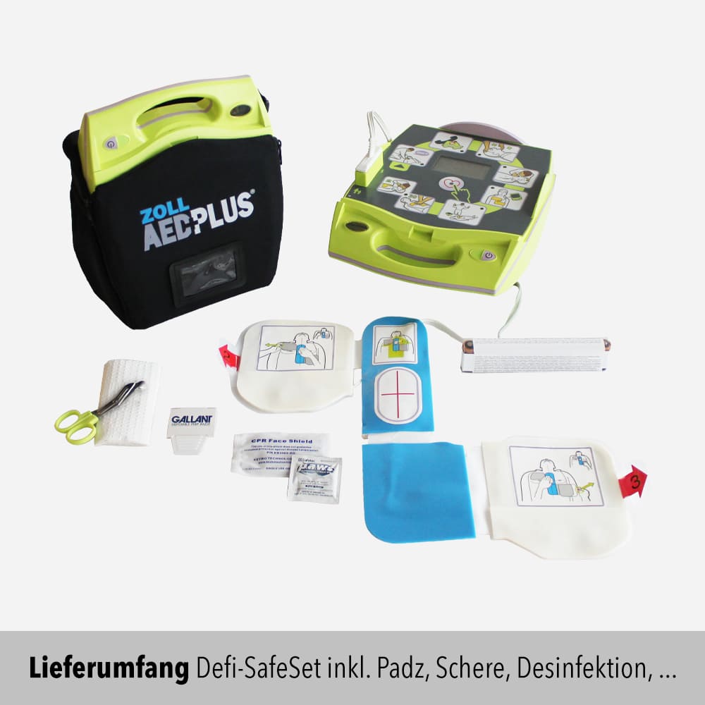 ZOLL AED PLUS Defibrillator Halbautomat
