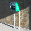 Outdoorständer für Edelstahl AED-Schrank HeartGuard Protect Outdoor